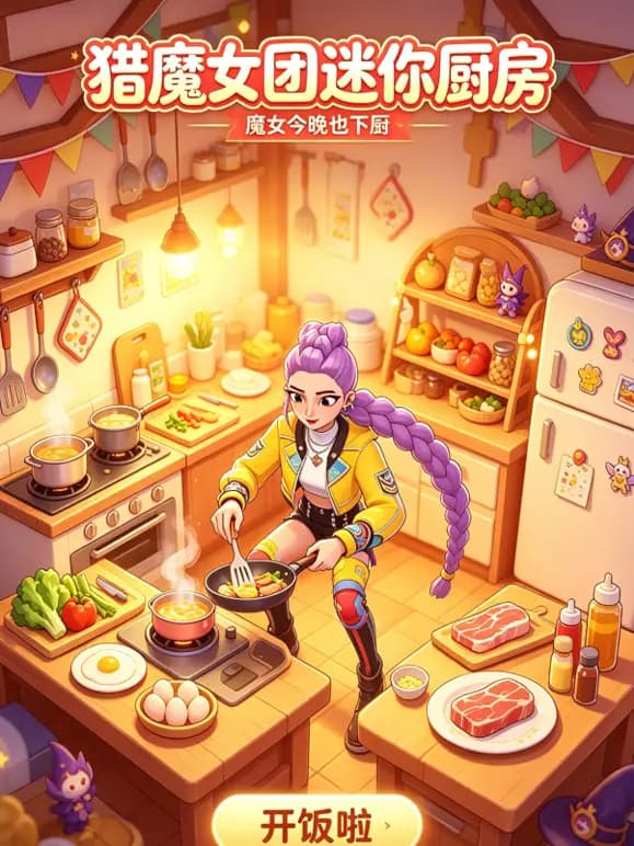 猎魔女团迷你厨房海报