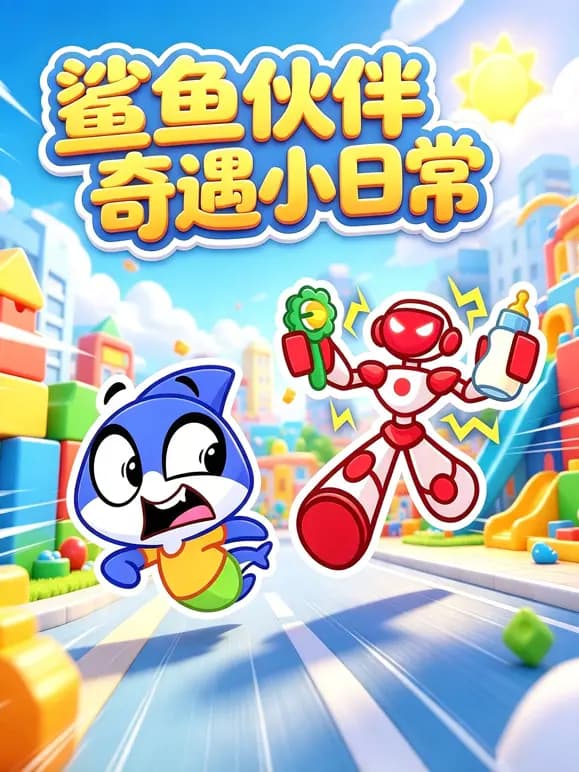 鲨鱼伙伴奇遇小日常海报