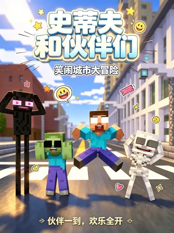 史蒂夫和伙伴们海报
