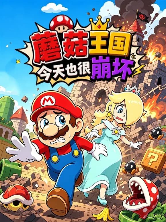 蘑菇王国今天也很崩坏海报