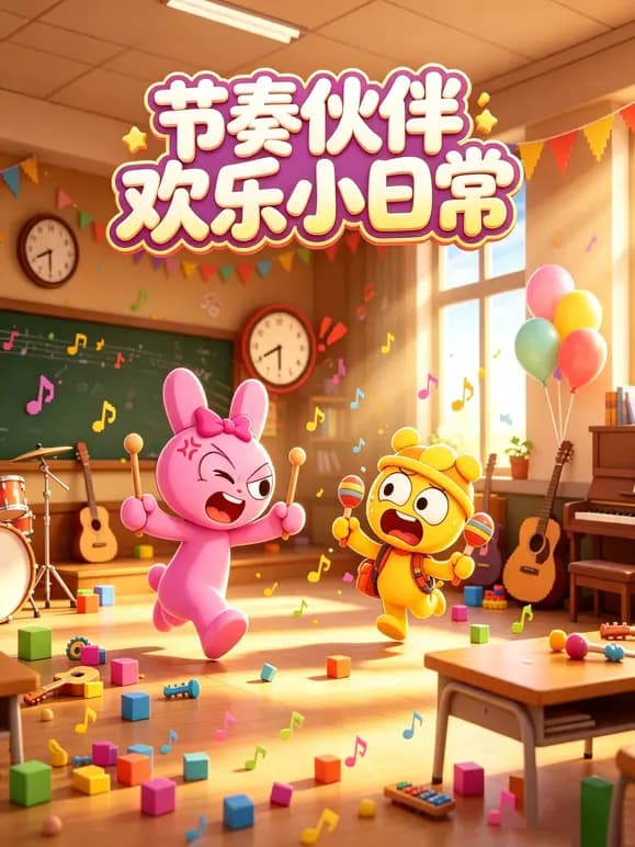 节奏伙伴欢乐小日常海报