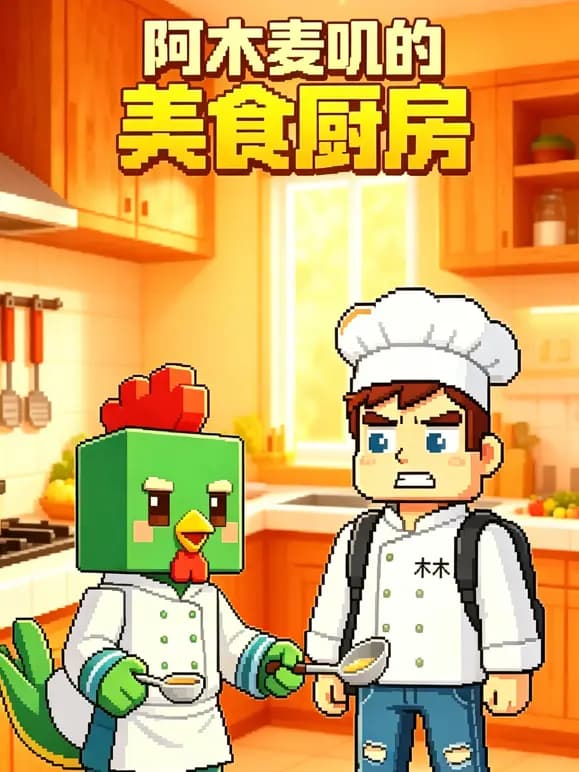 阿木麦叽的美食厨房海报