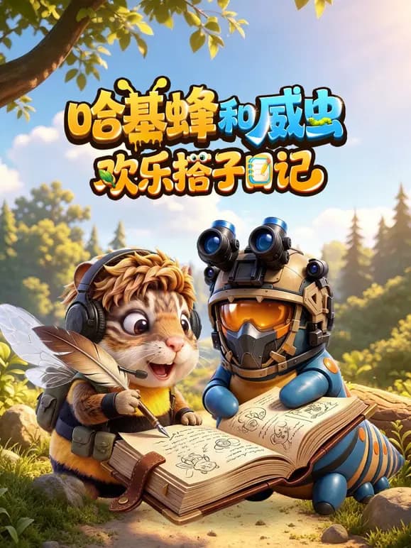 哈基蜂和威虫欢乐搭子日记海报