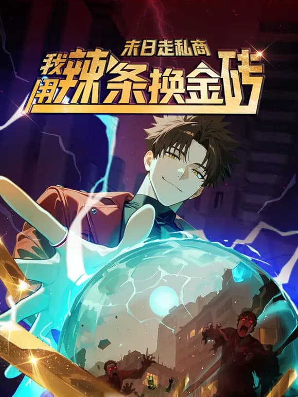 末日走私商：我用辣条换金砖动态漫画海报