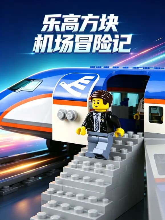 乐高方块机场冒险记海报