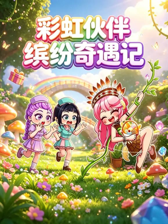 彩虹伙伴缤纷奇遇记海报