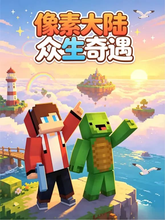 像素大陆众生奇遇海报