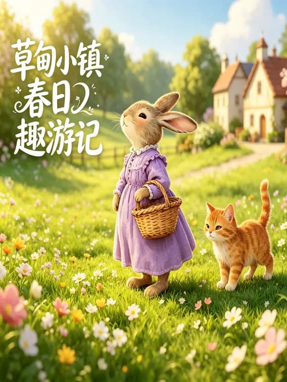 草甸小镇春日趣游记海报