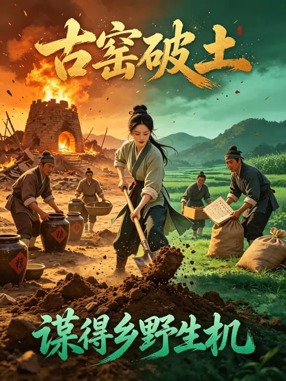 古窑破土谋得乡野生机海报