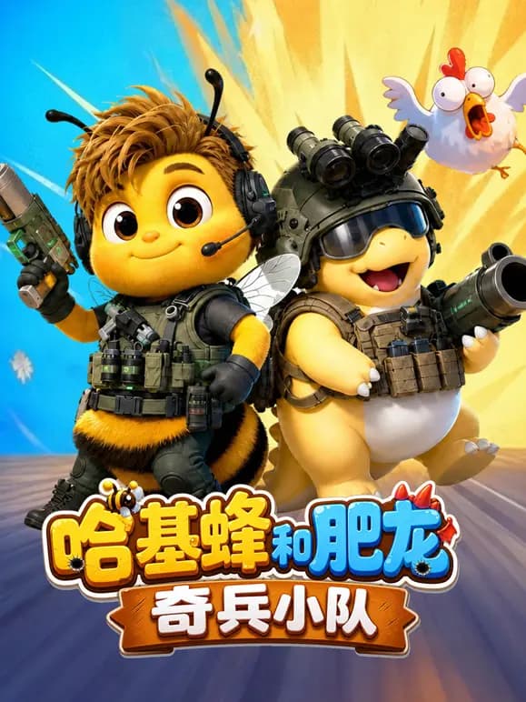 哈基蜂和肥龙奇兵小队海报