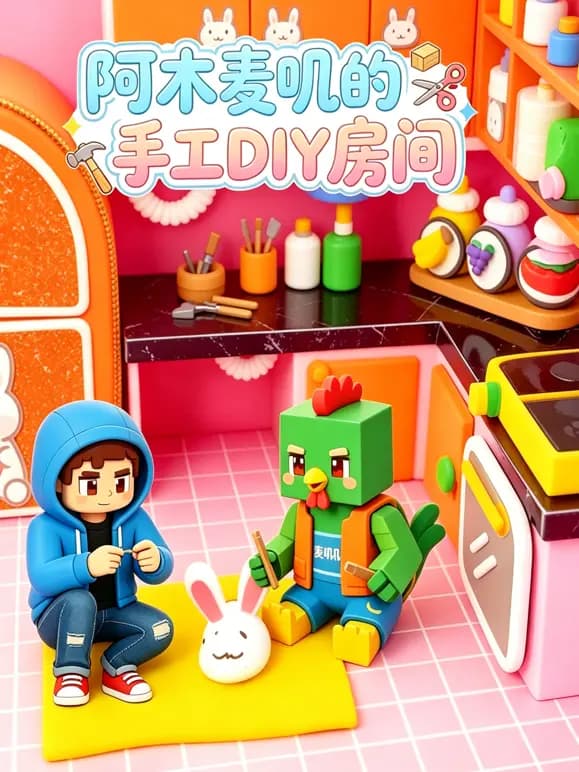阿木麦叽的手工DIY房间海报