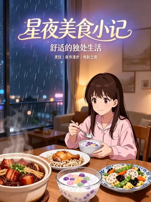 星夜美食小记海报