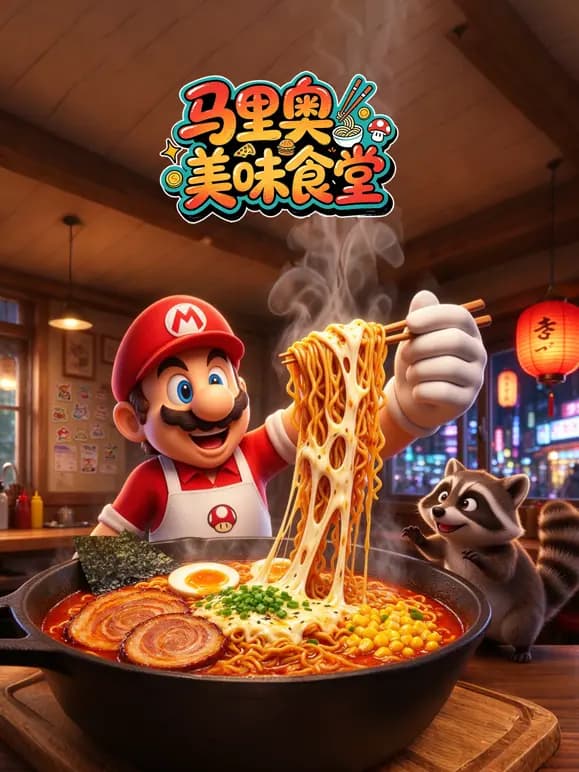 马里奥美味食堂海报