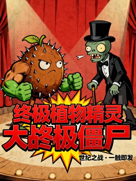 终极植物精灵大战终极僵尸海报