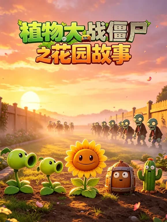 植物大战僵尸之花园故事海报