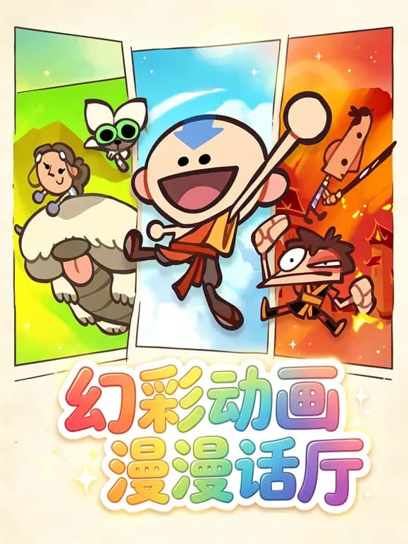 幻彩动画漫话厅海报