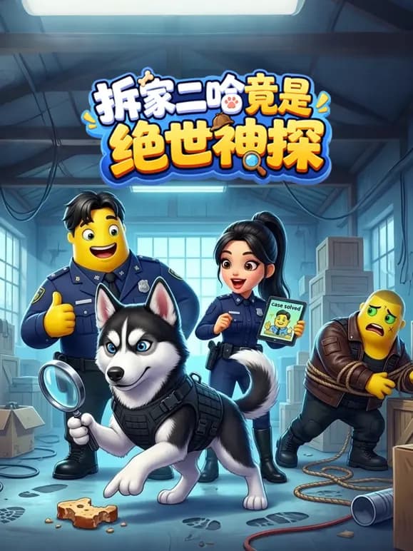 拆家二哈竟是绝世神探海报