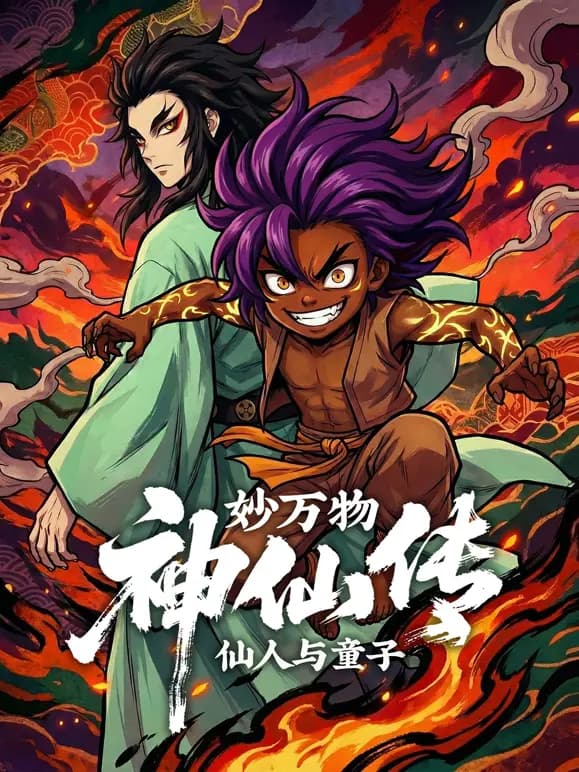 妙万物神仙传仙人与童子海报