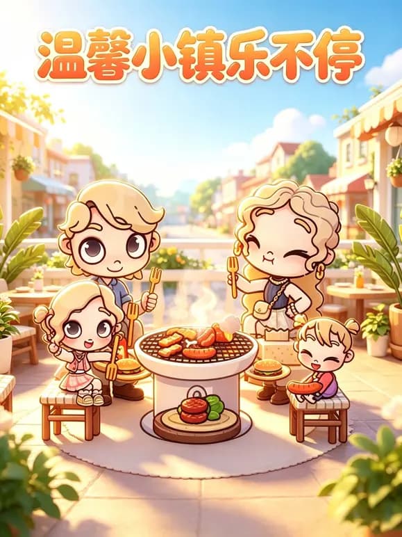 温馨小镇乐不停海报
