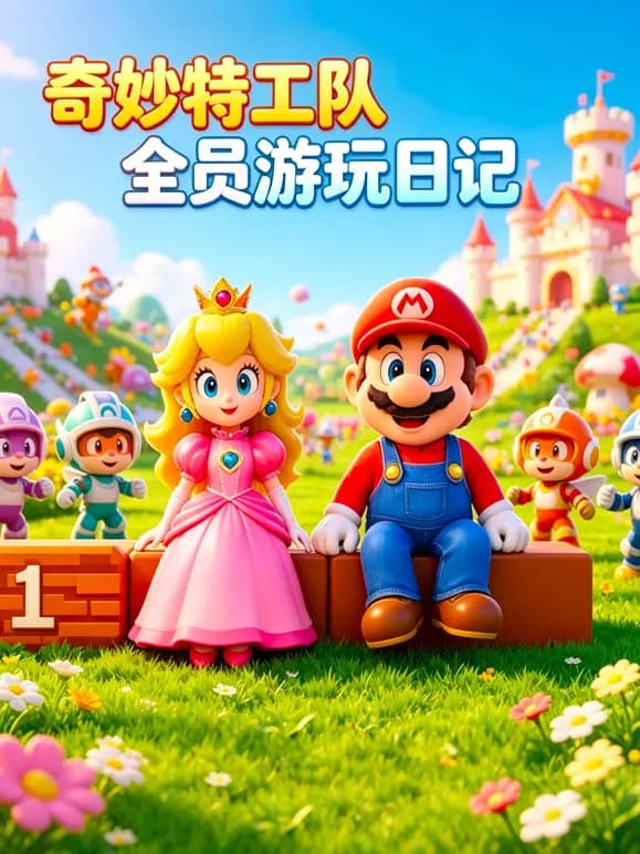 奇妙特工队全员游玩日记海报