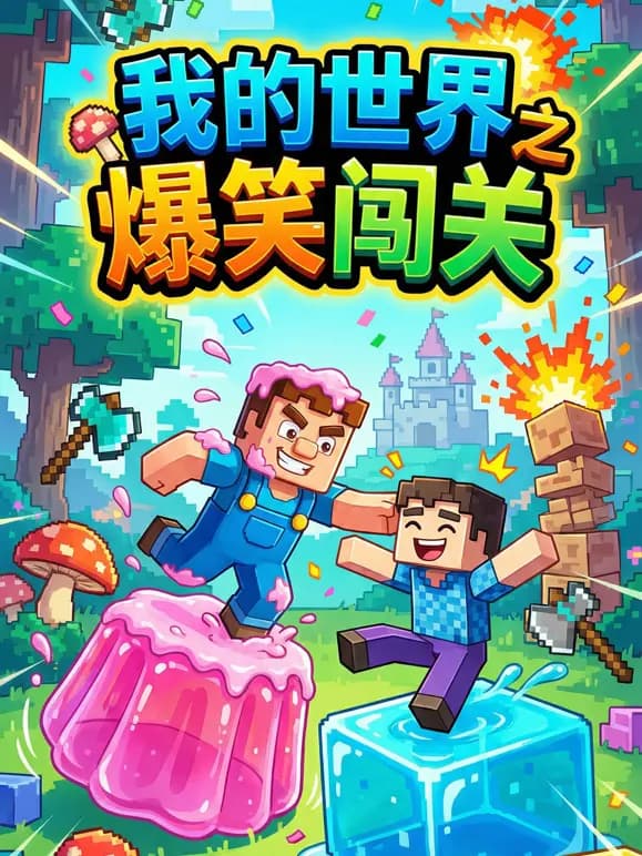 我的世界之爆笑闯关海报