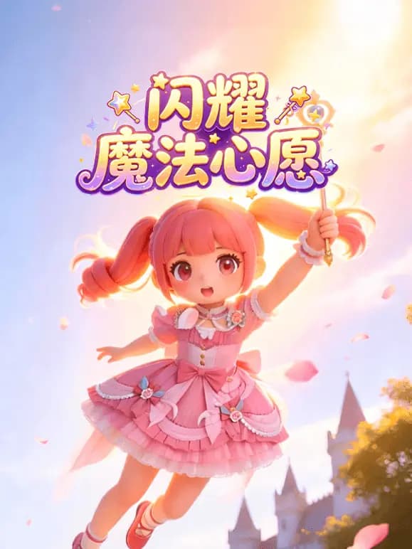 闪耀魔法心愿海报