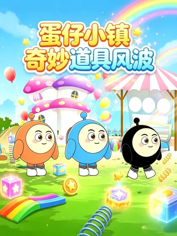 蛋仔小镇奇妙道具风波海报
