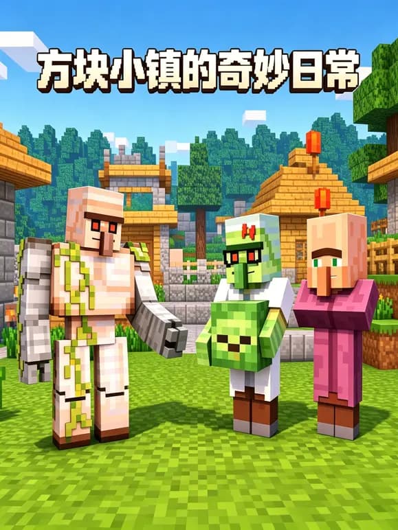 方块小镇的奇妙日常海报