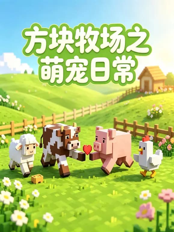 方块牧场之萌宠日常海报