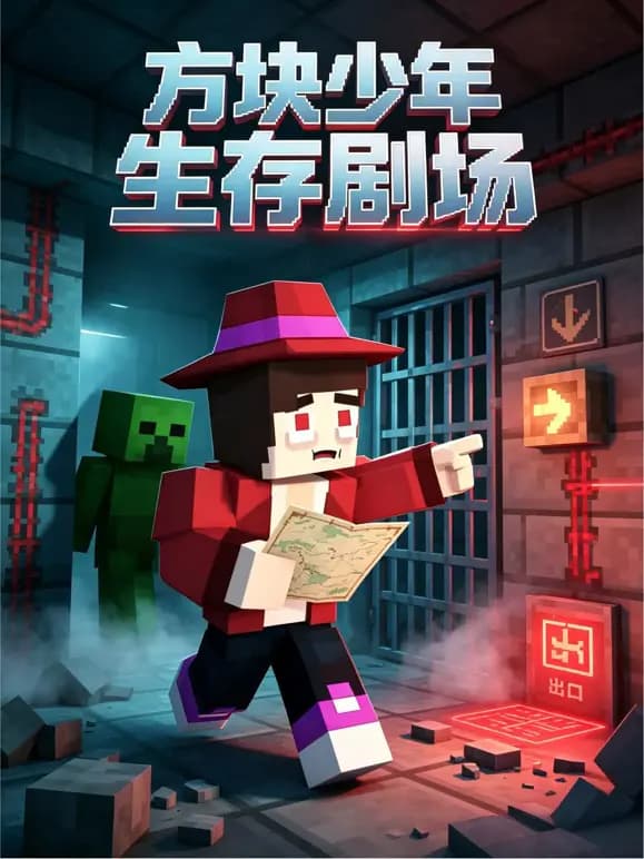 方块少年生存剧场海报