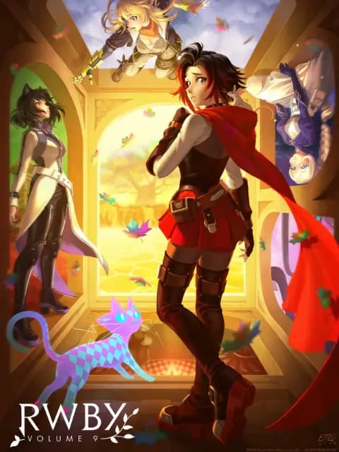 四色战记/RWBY第九季海报