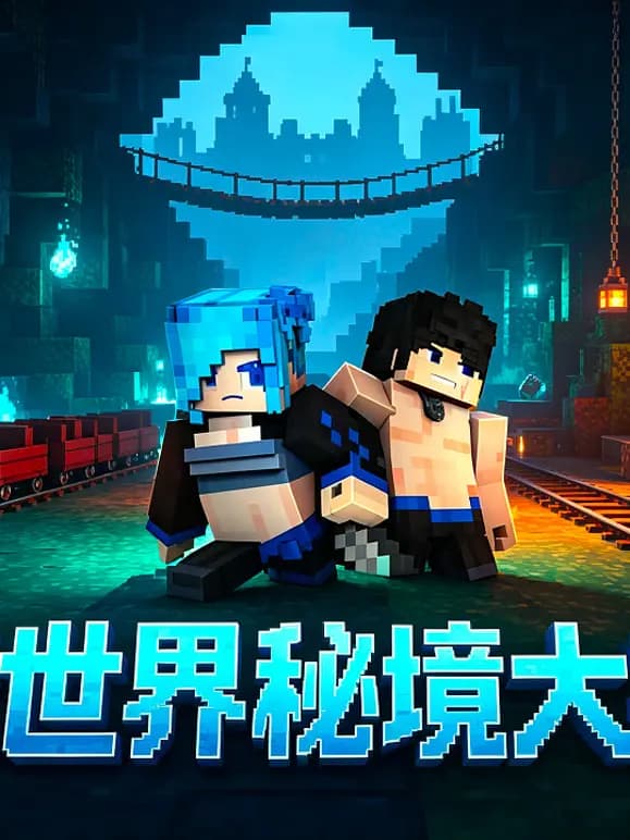 像素世界秘境大探险海报