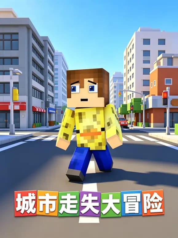 城市走失大冒险海报