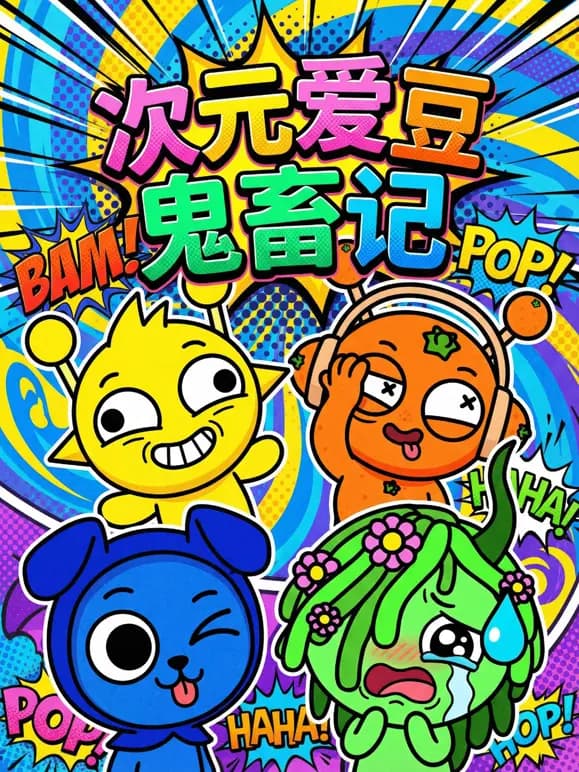 次元爱豆鬼畜记海报
