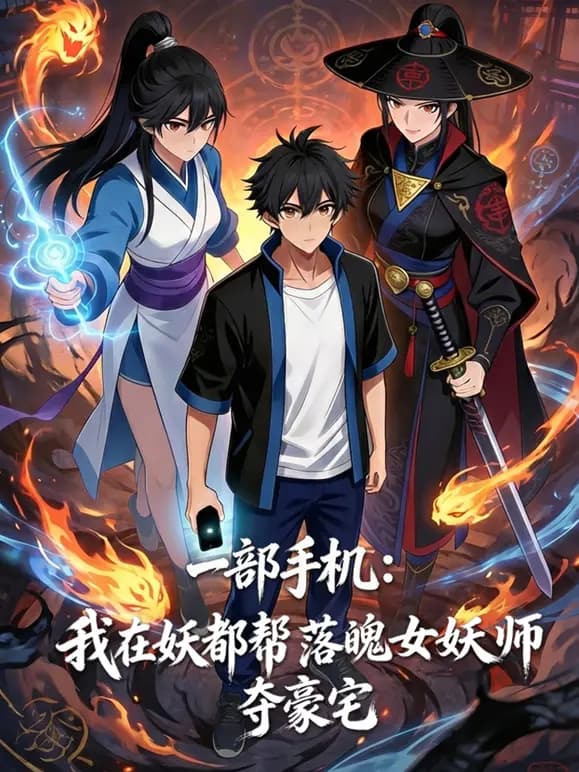 一部手机：我在妖都帮落魄女妖师夺豪宅动态漫画海报