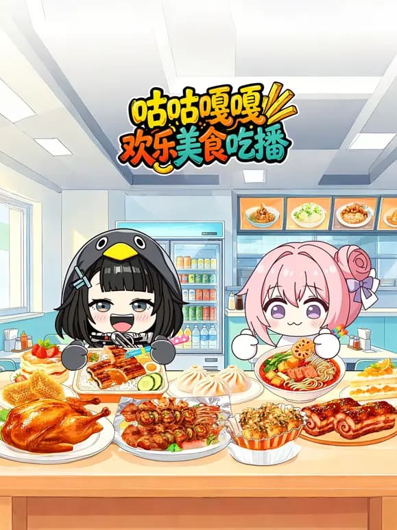 咕咕嘎嘎欢乐美食吃播海报