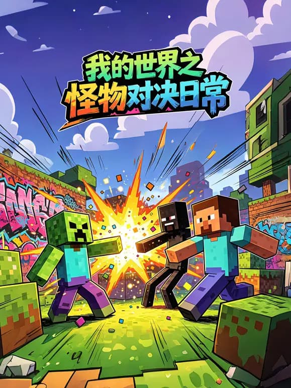 我的世界之怪物对决日常海报