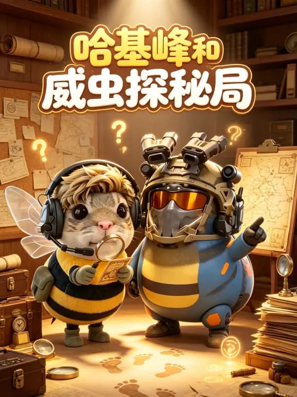 哈基峰和威虫探秘局海报