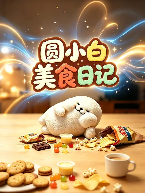 圆小白美食日记海报