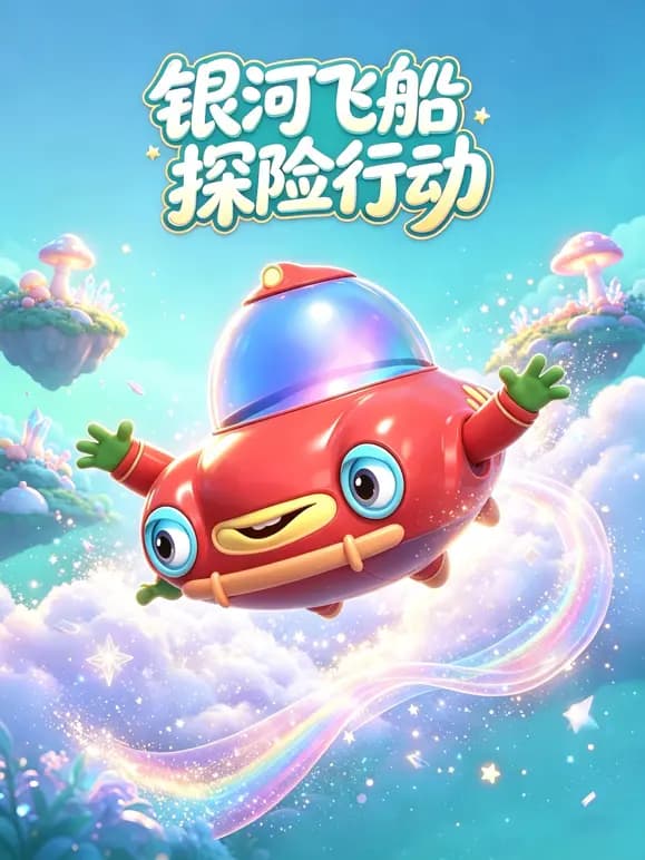 银河飞船探险行动海报