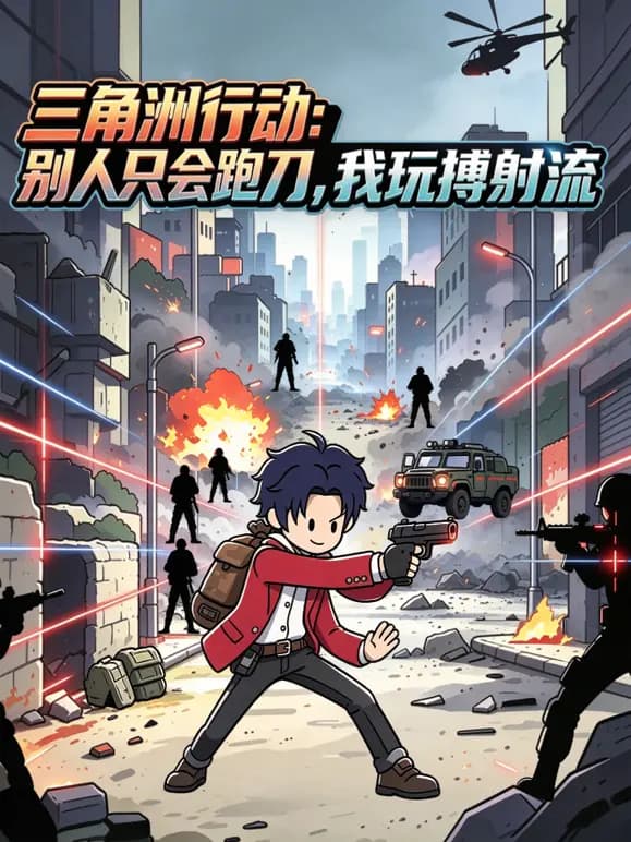 三角洲行动:别人只会跑刀,我玩搏射流海报