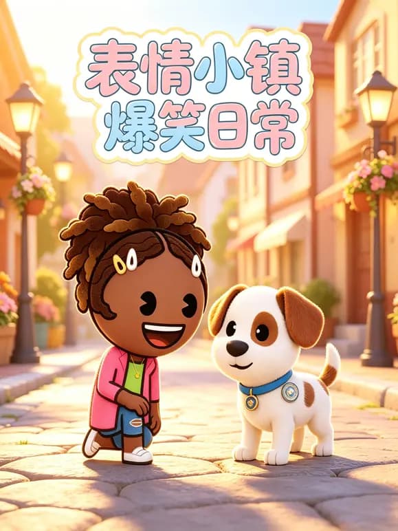 表情小镇爆笑日常海报